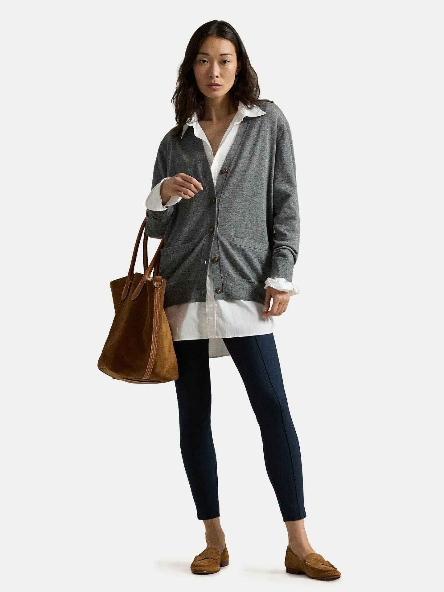 Relaxed Cardigan i Ull