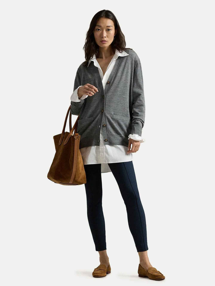 Relaxed Cardigan i Ull