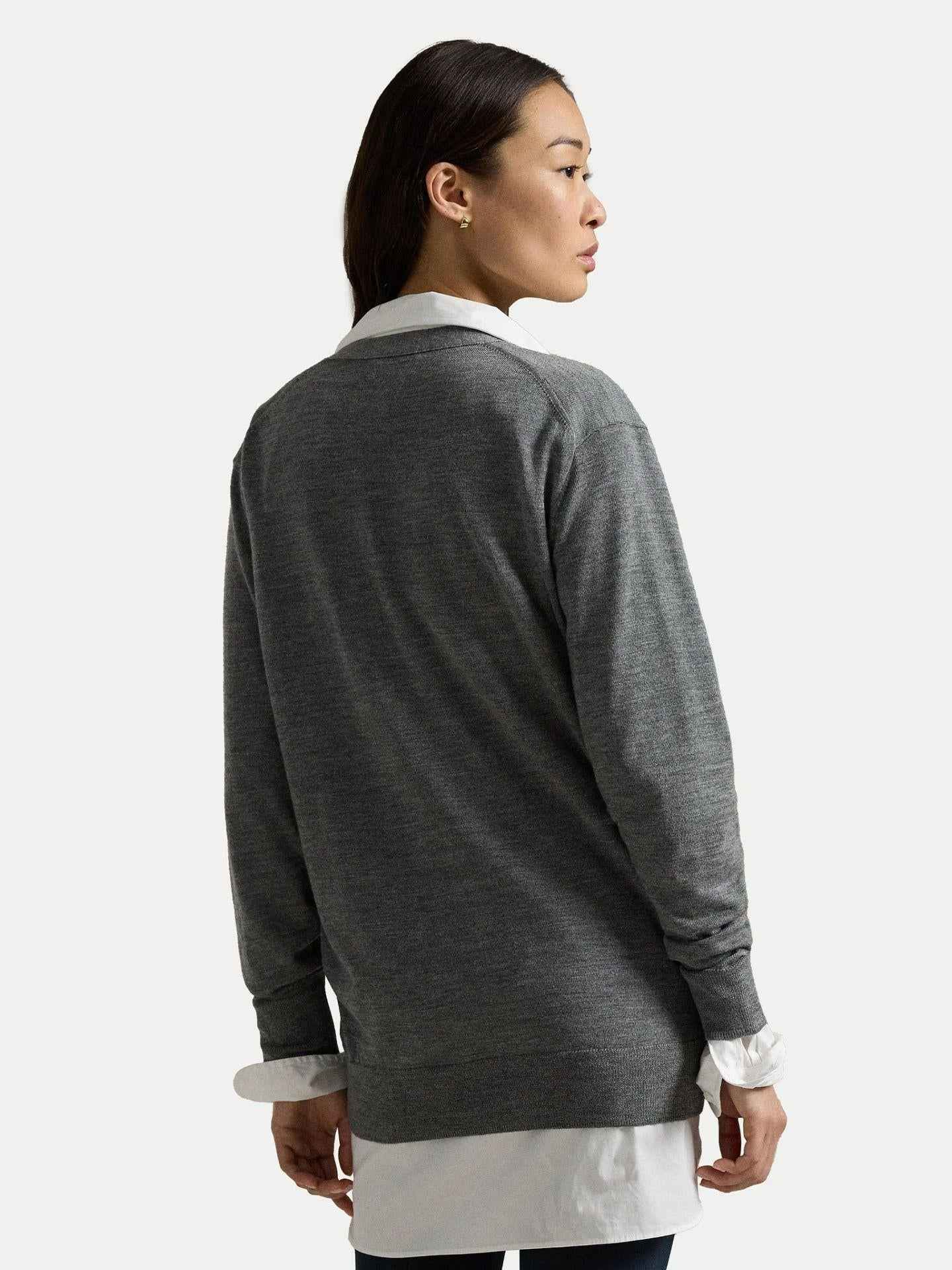 Relaxed Cardigan i Ull