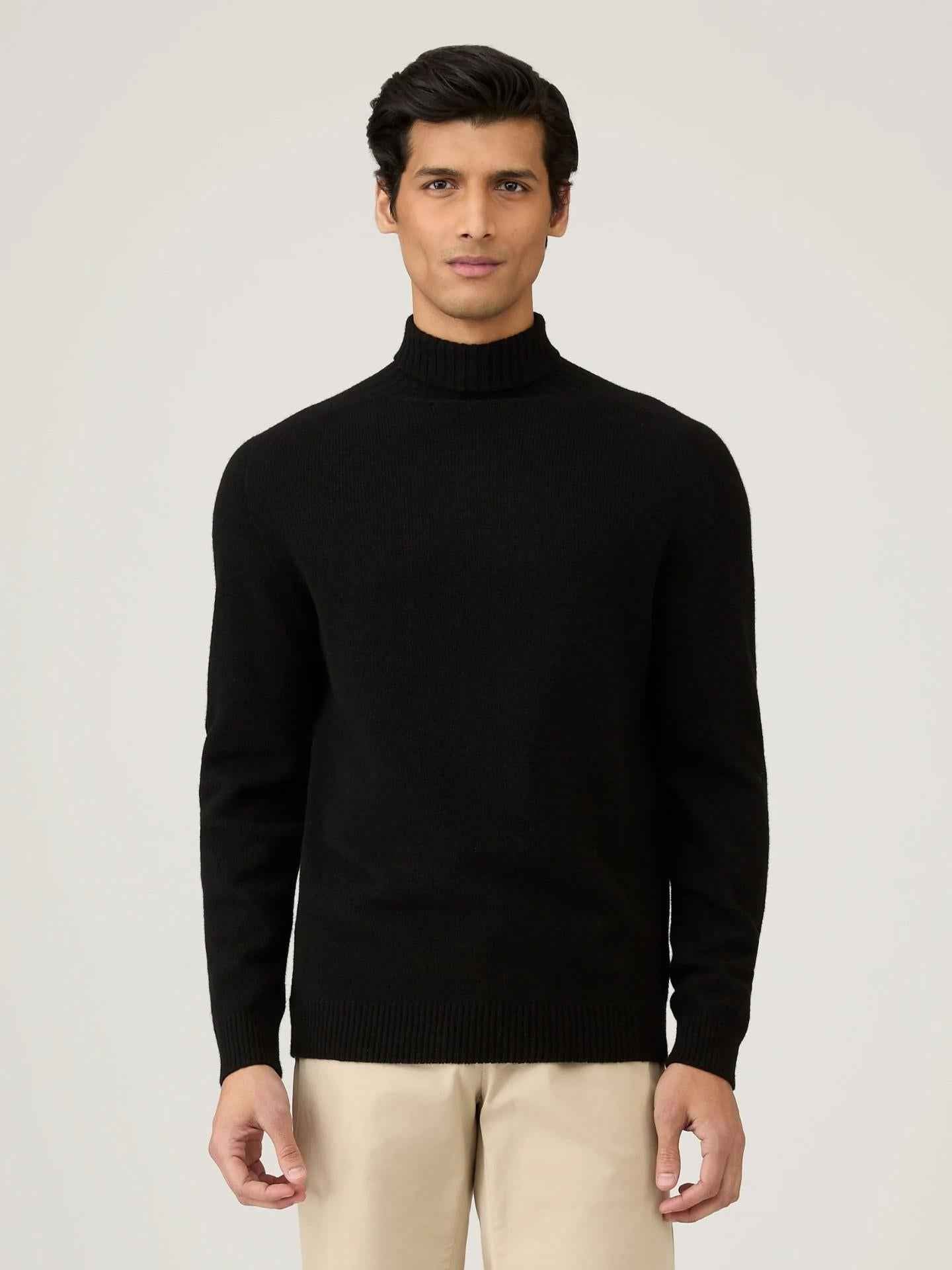 Roll Neck Lammullströja