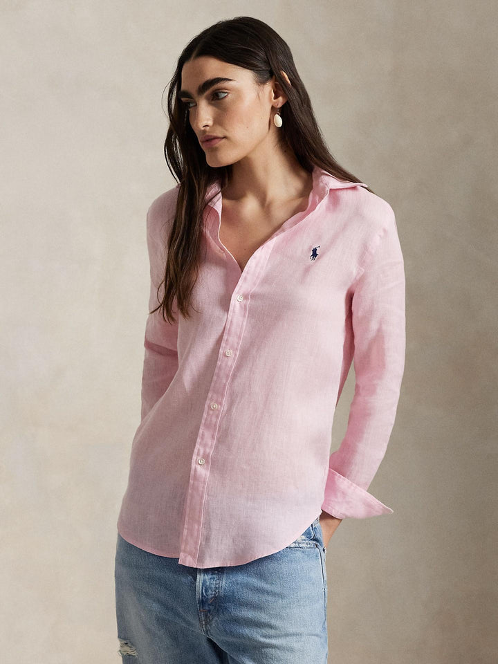 Rosa Classic Fit Linneskjorta - Polo Ralph Lauren