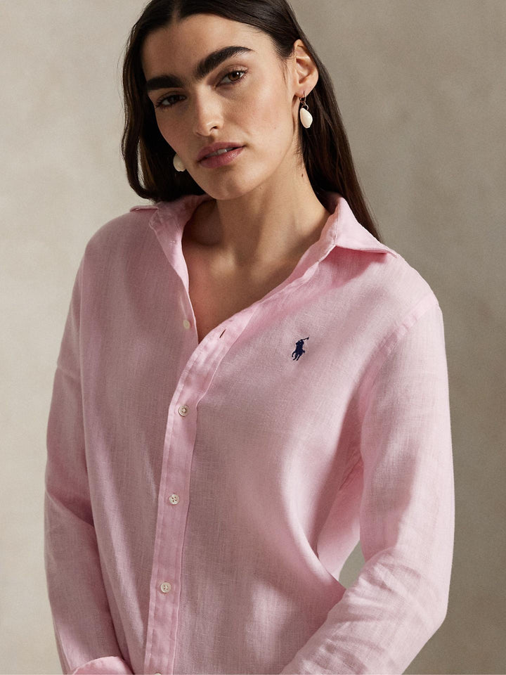 Rosa Classic Fit Linneskjorta - Polo Ralph Lauren