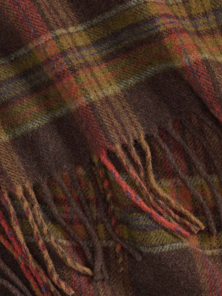 Rutig Scarf i Ull/Cashmere