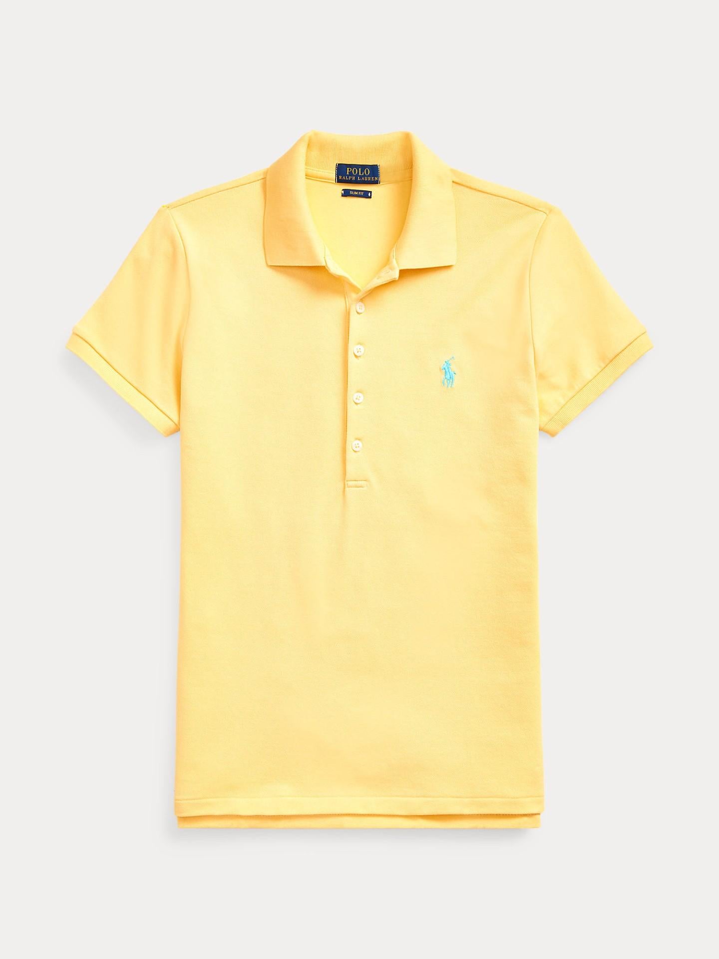 Ljusgul Slim Fit Piké - Polo Ralph Lauren