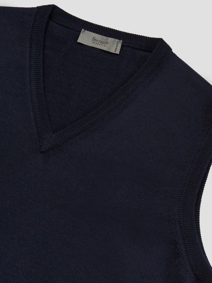 Ärmlös Slipover i Merinoull - Stenströms Store