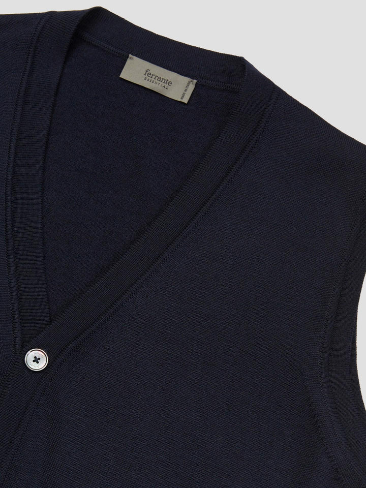 Stickad Väst i Merinoull - Stenströms Store