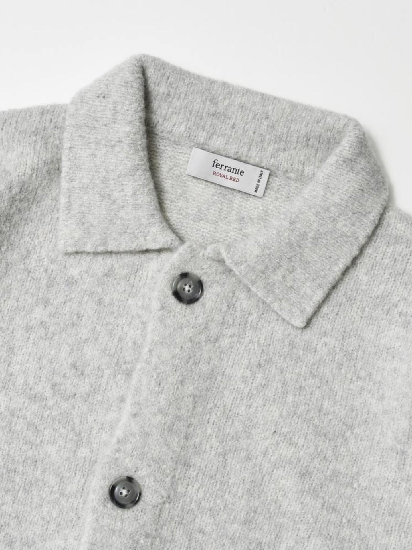 Stickad Bouclé Cardigan