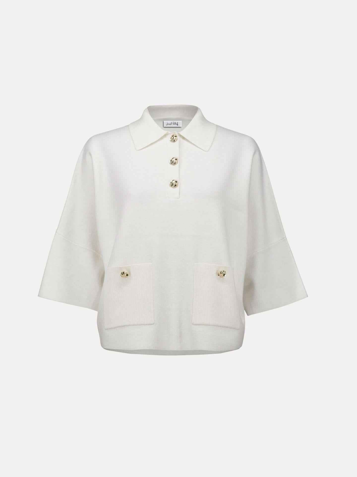 Stickad Boxig Pullover