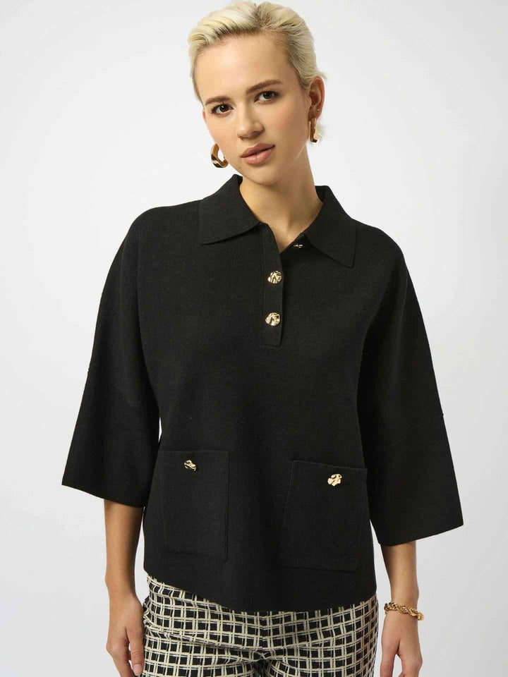 Stickad Boxig Pullover