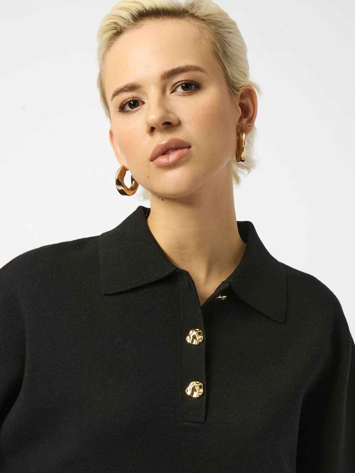 Stickad Boxig Pullover