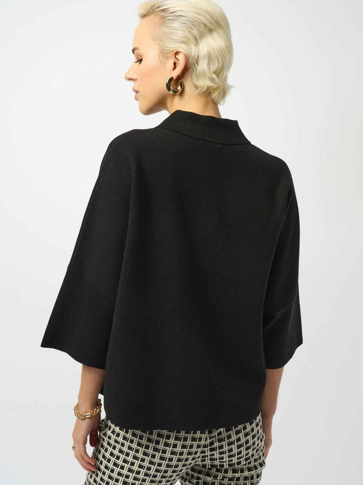 Stickad Boxig Pullover