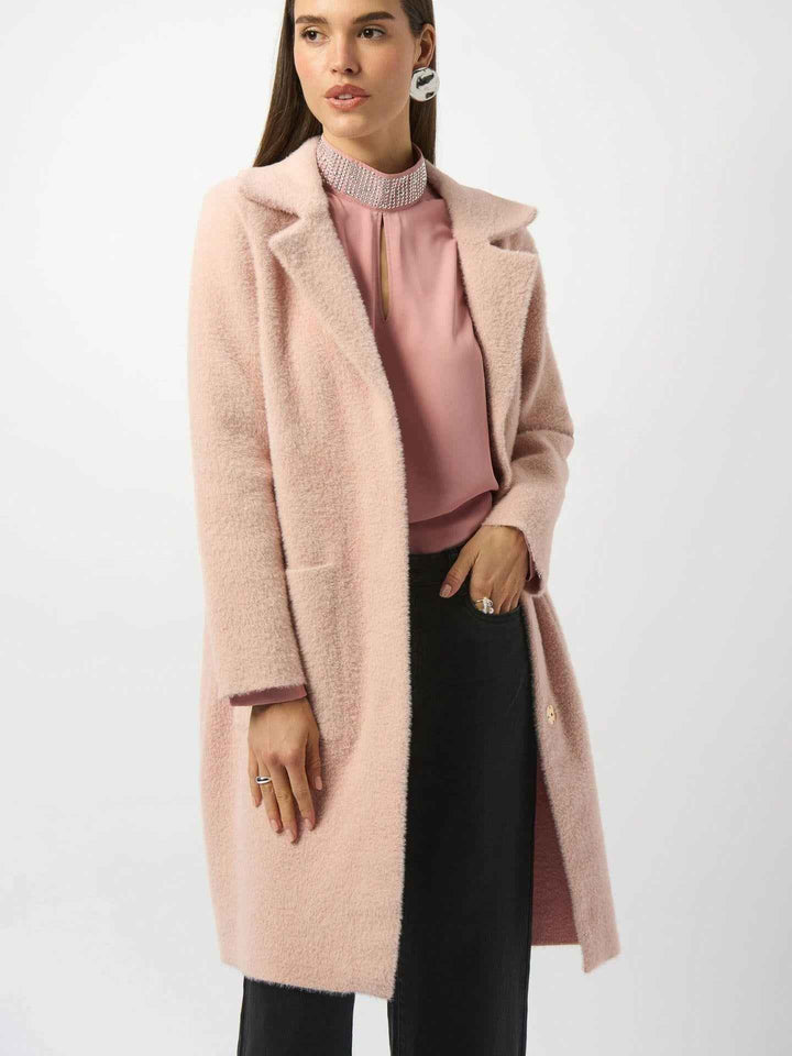 Stickad Faux Fur Kappa