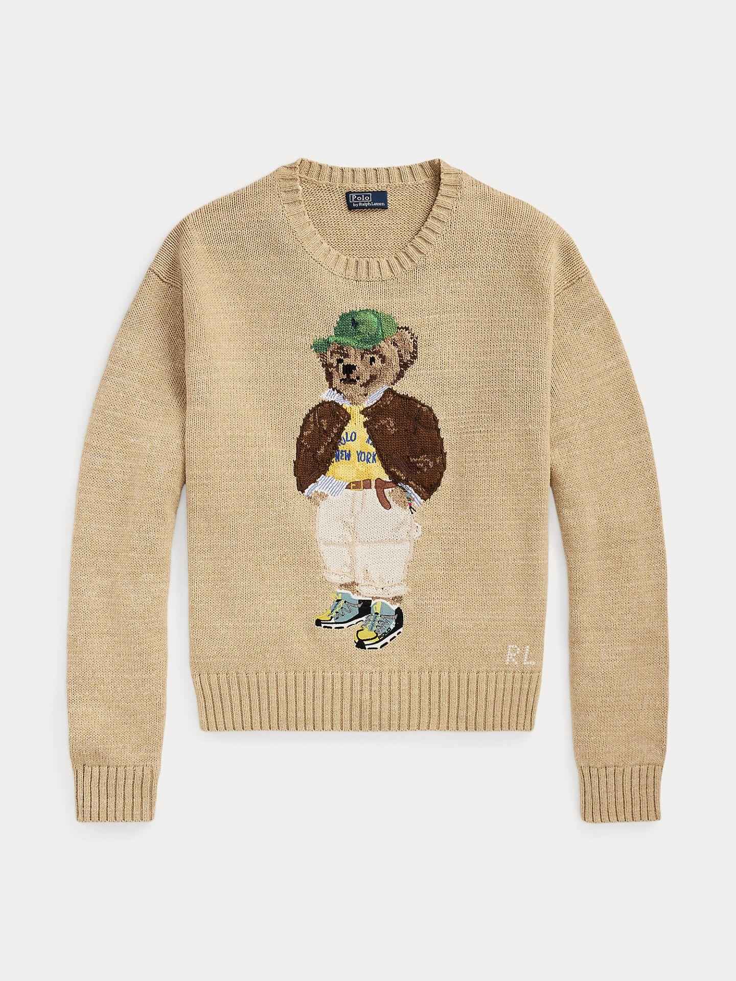 Stickad Polo Bear Tröja
