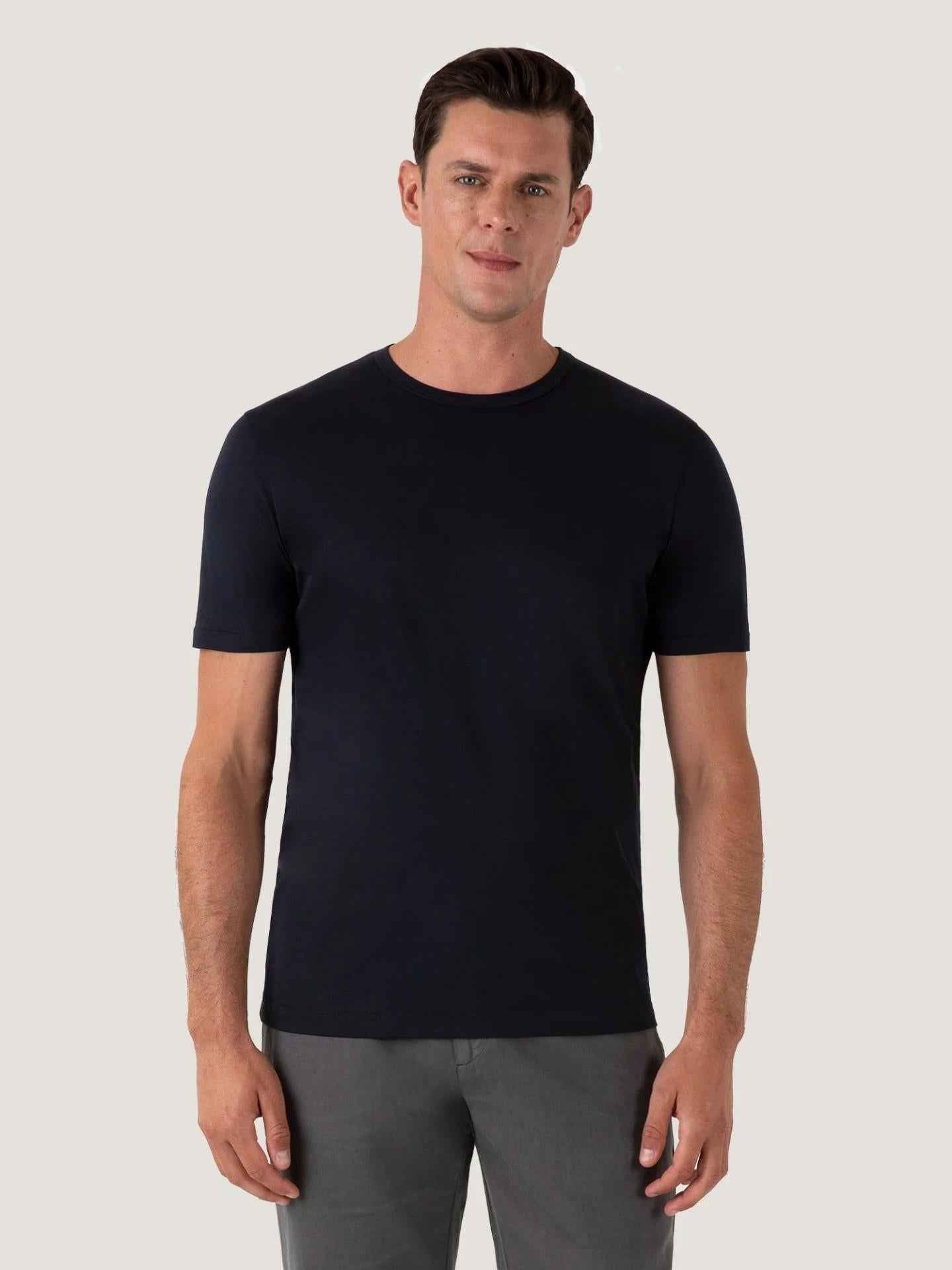 Slim T-shirt i Supima Bomull