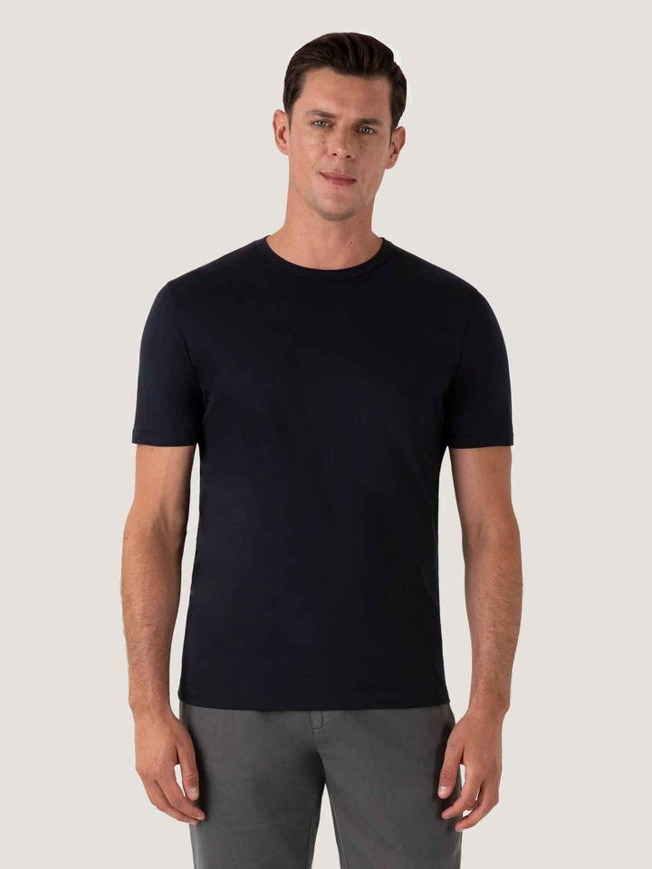 Slim T-shirt i Supima Bomull