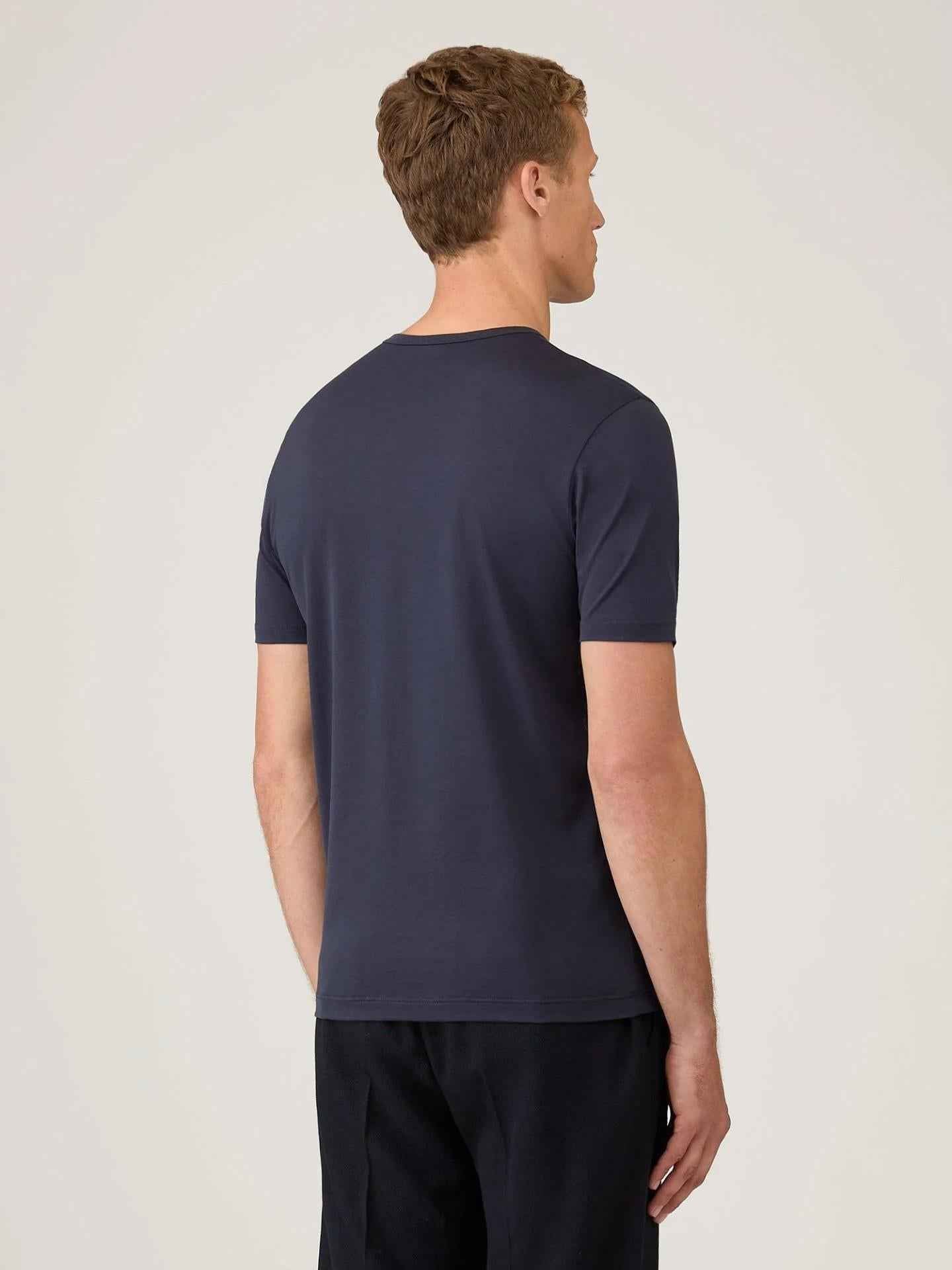 Slim T-shirt i Supima Bomull