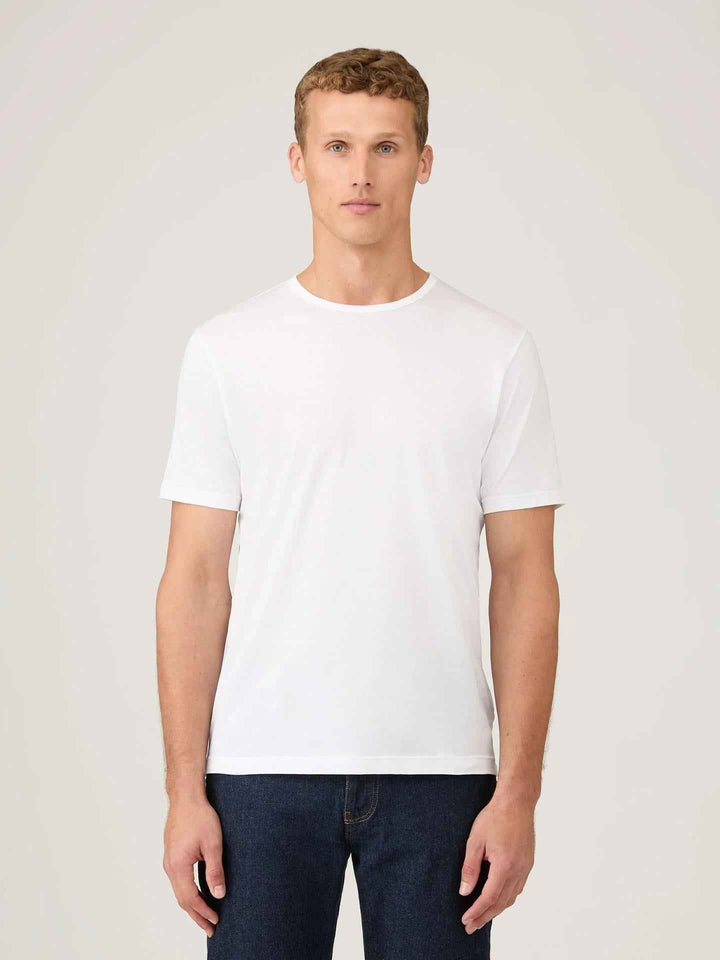 Slim T-shirt i Supima Bomull