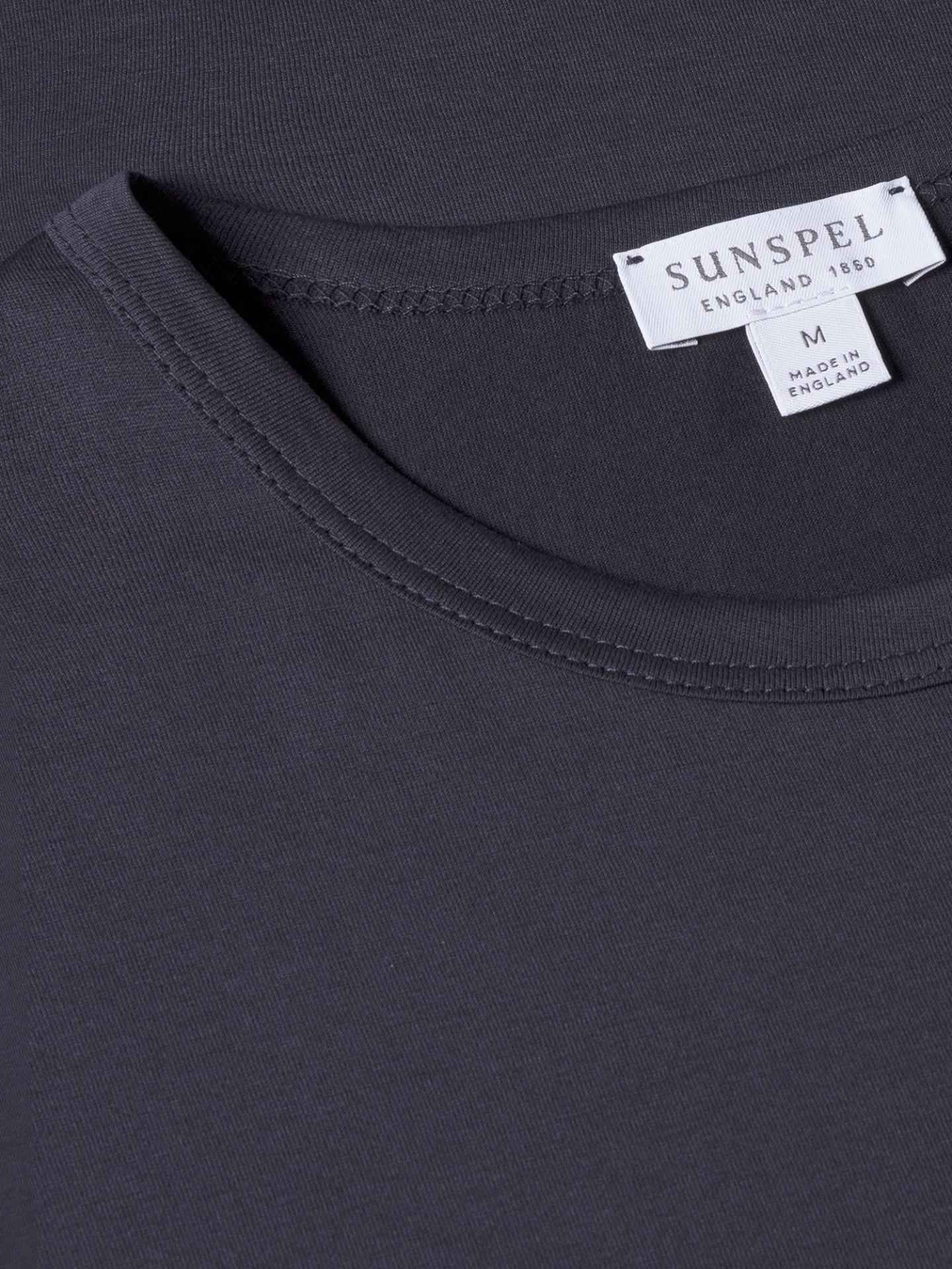 Mörkblå Supima Bomull T-shirt