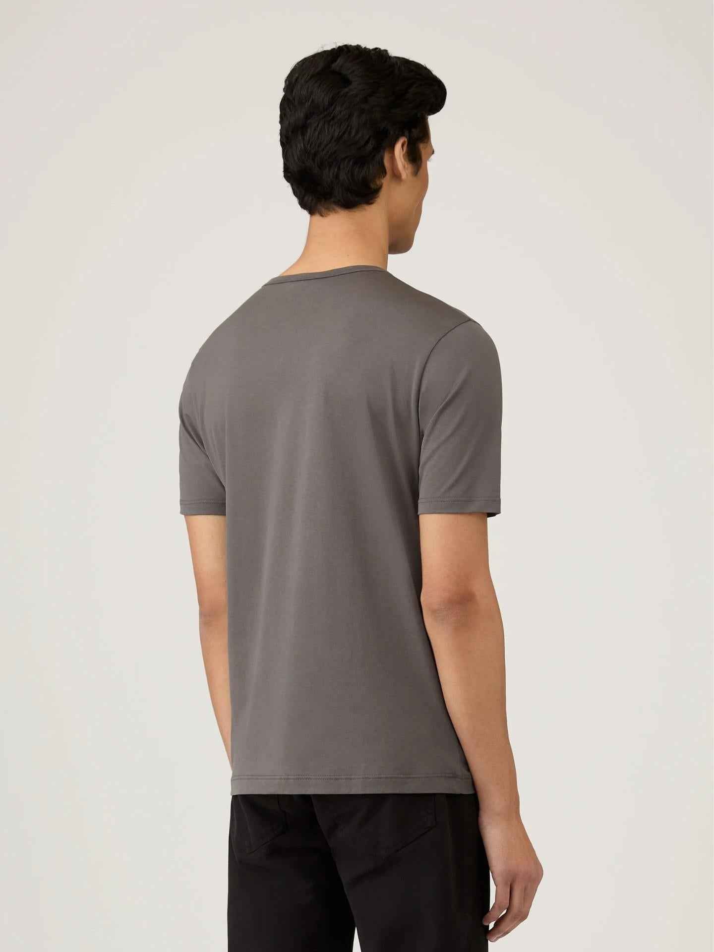 Slim T-shirt i Supima Bomull