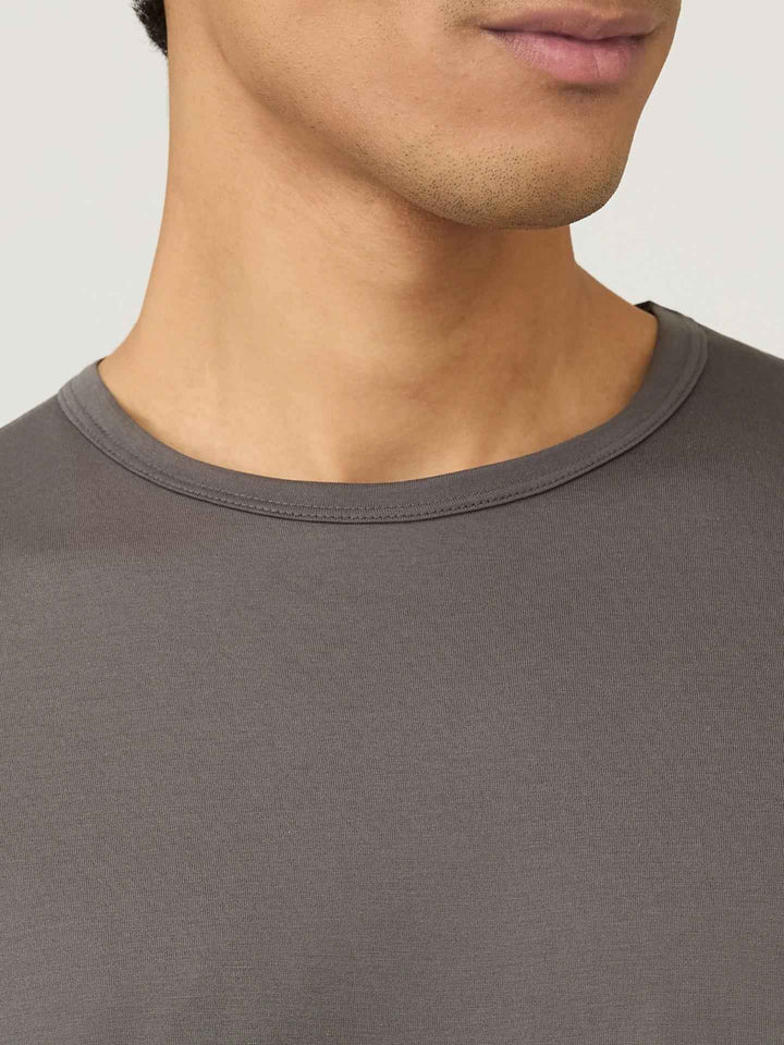 Slim T-shirt i Supima Bomull