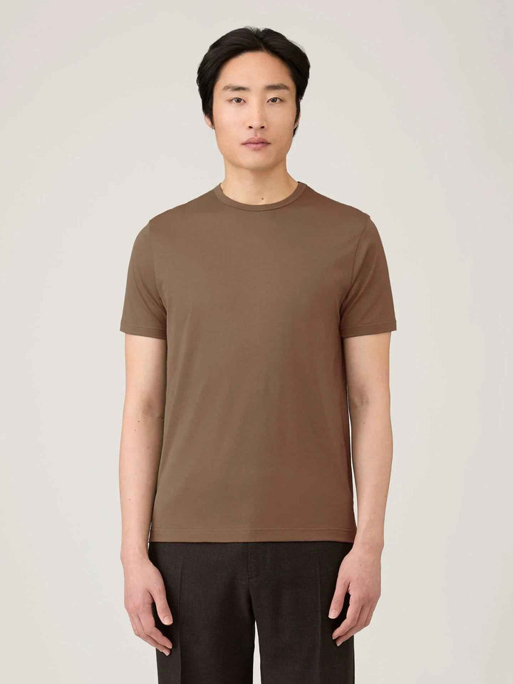 Slim T-shirt i Supima Bomull