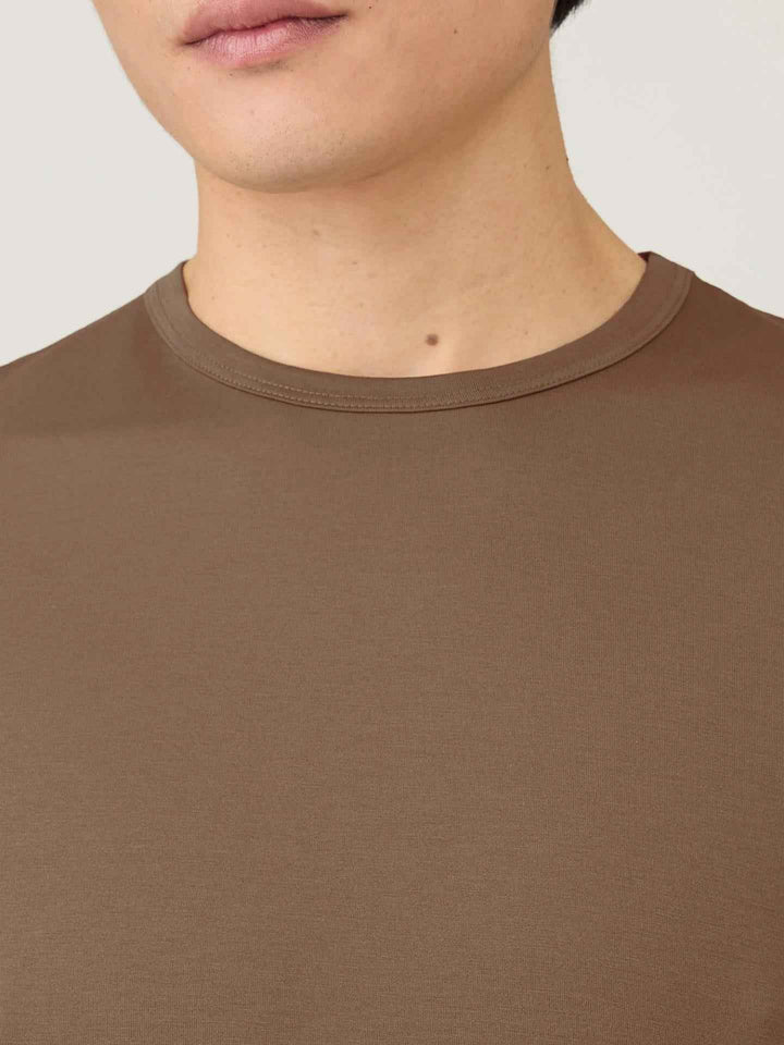 Slim T-shirt i Supima Bomull