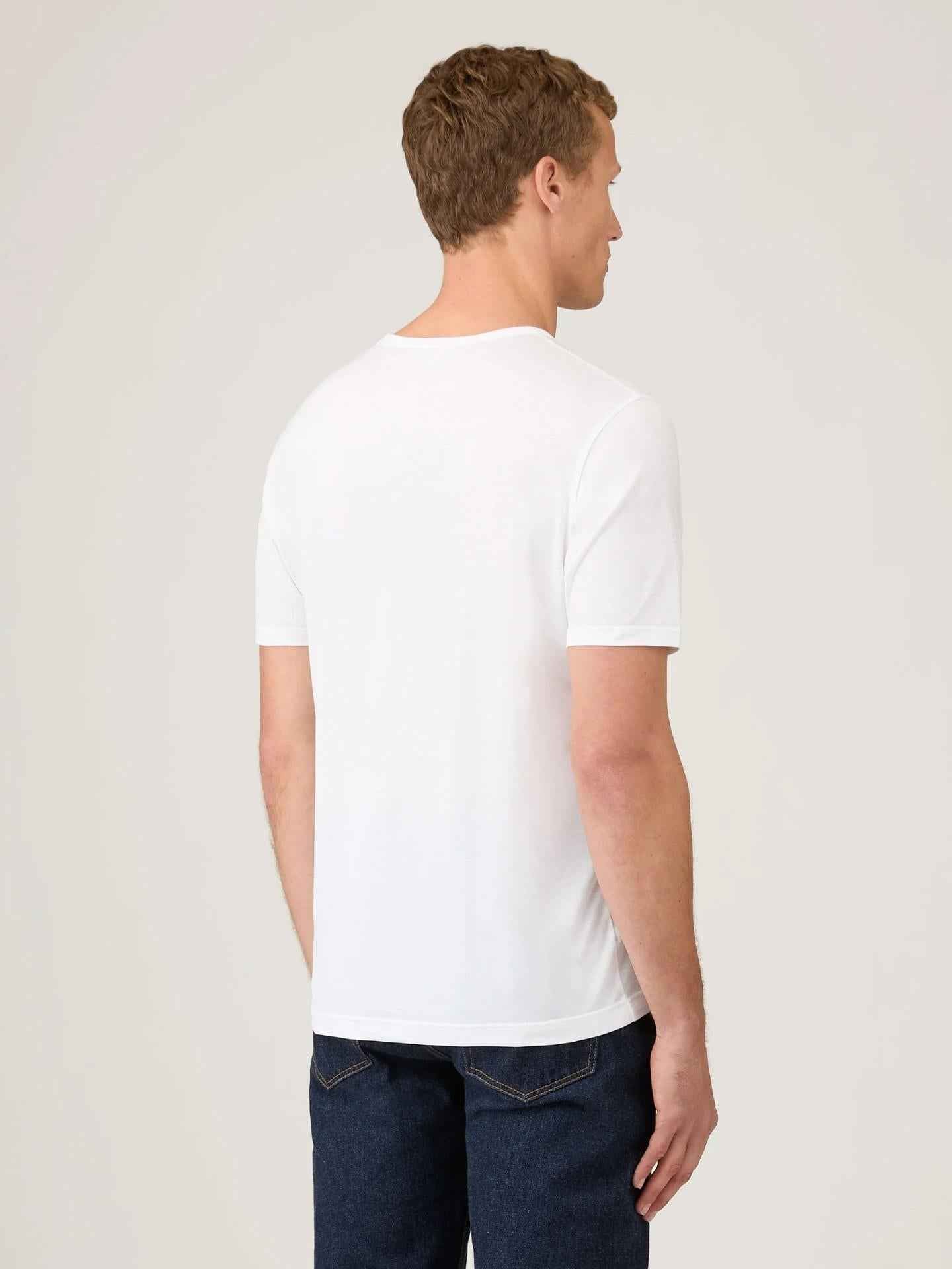 Slim T-shirt i Supima Bomull