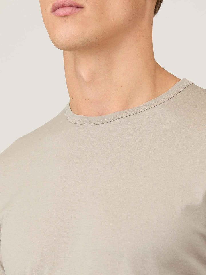 Slim T-shirt i Supima Bomull