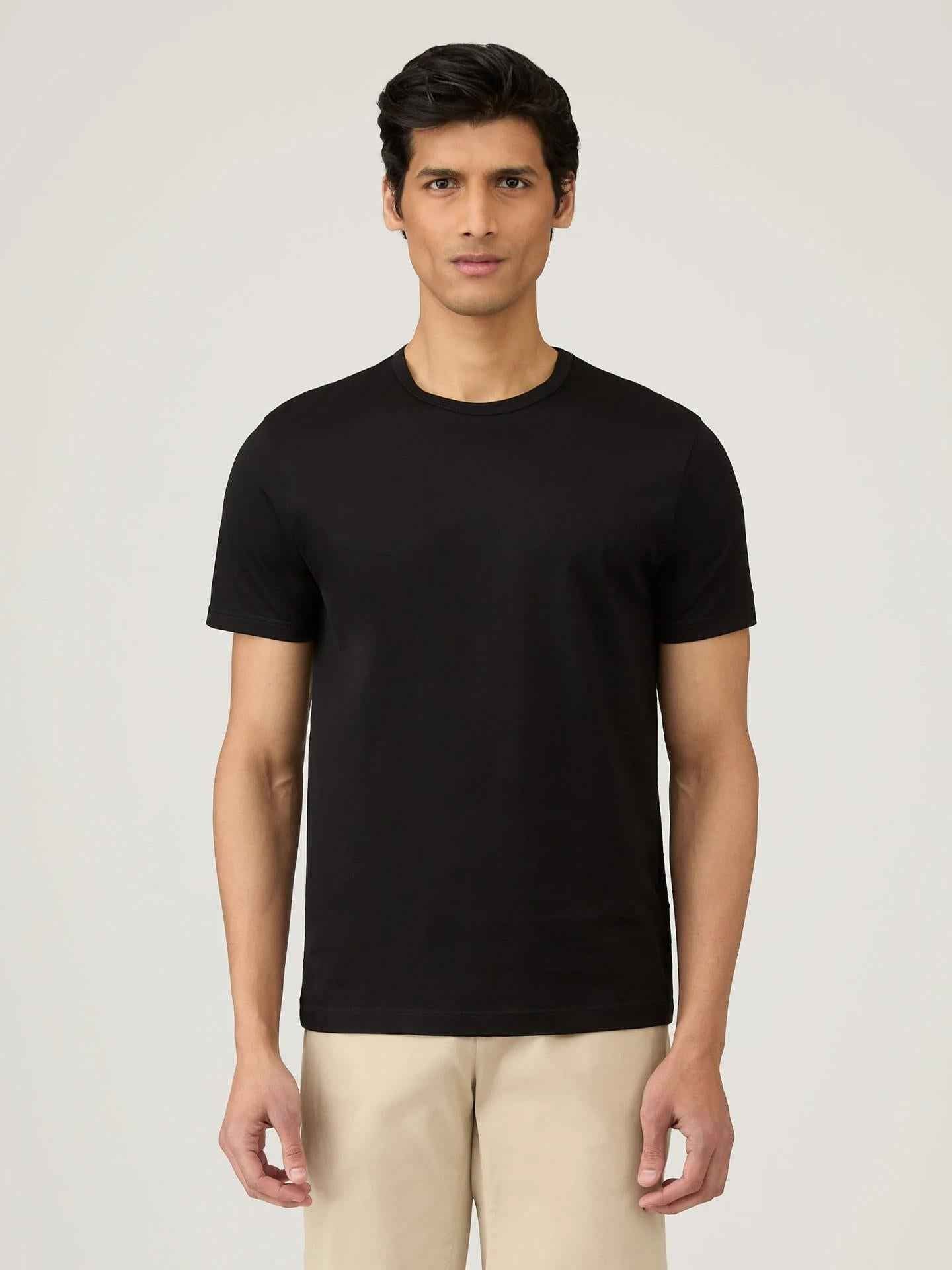 Slim T-shirt i Supima Bomull