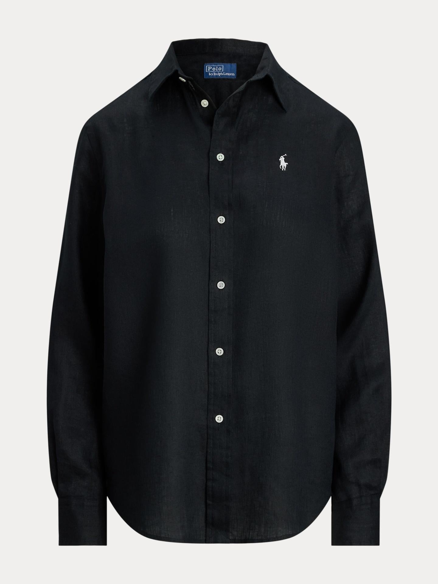 Svart Classic Fit Linneskjorta - Polo Ralph Lauren