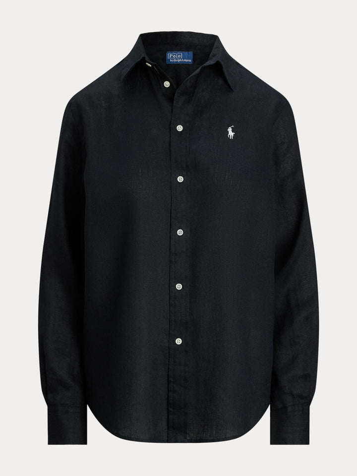 Svart Classic Fit Linneskjorta - Polo Ralph Lauren