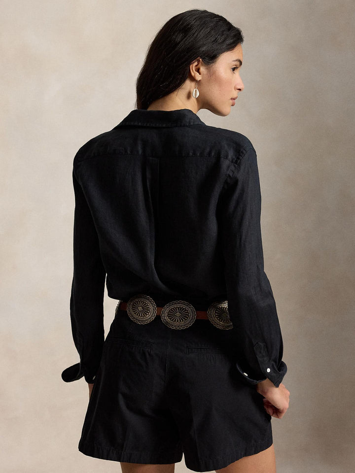 Svart Classic Fit Linneskjorta - Polo Ralph Lauren
