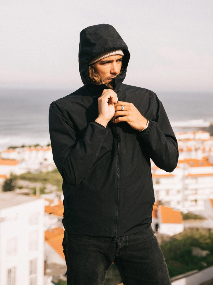 Svart Hood II Waterproof Jacka - Scandinavian Edition