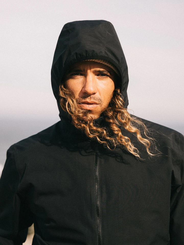 Svart Hood II Waterproof Jacka - Scandinavian Edition