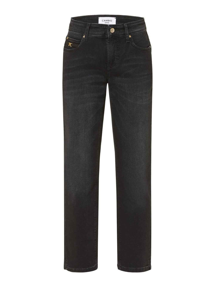 Svart Modern Dark Piper Short Jeans