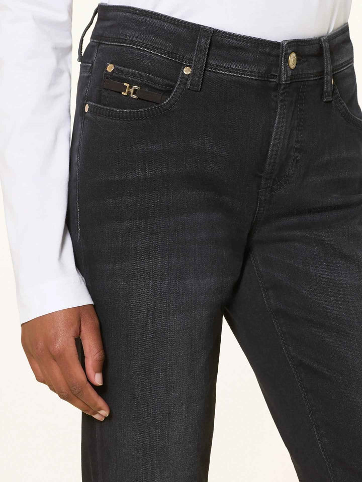 Svart Modern Dark Piper Short Jeans