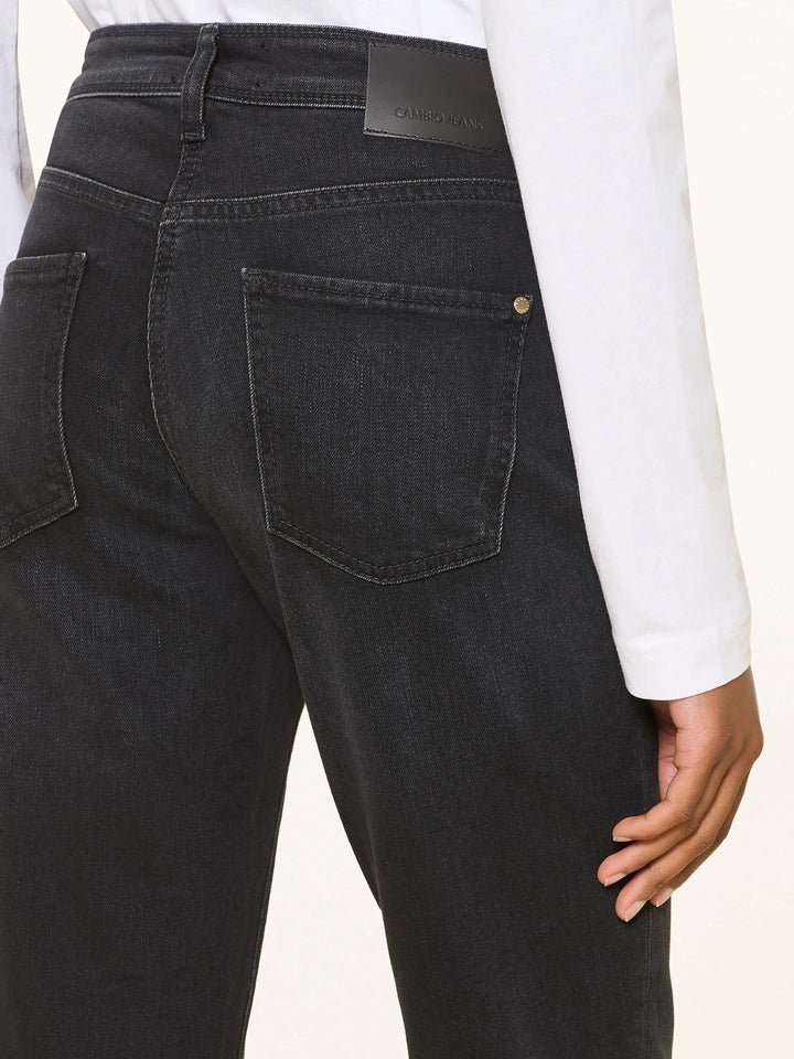 Svart Modern Dark Piper Short Jeans - Cambio
