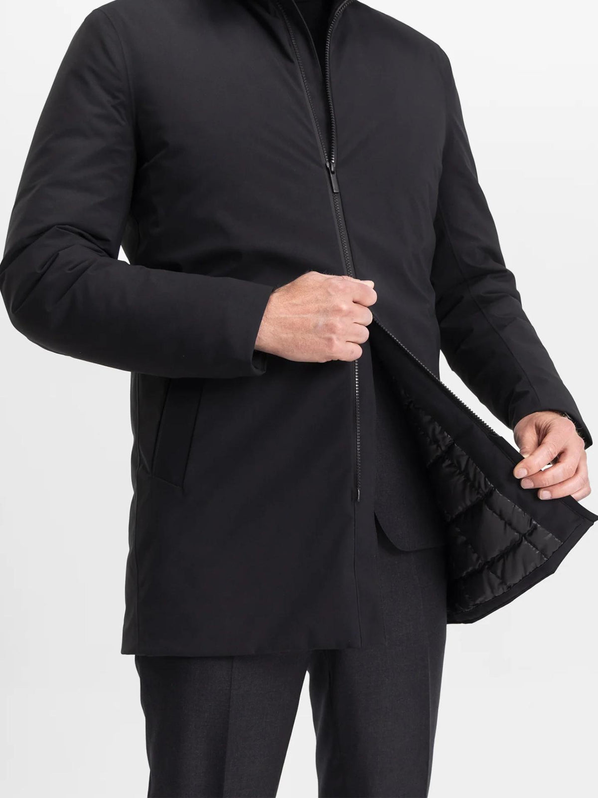 Svart Quantum Coat - UBR