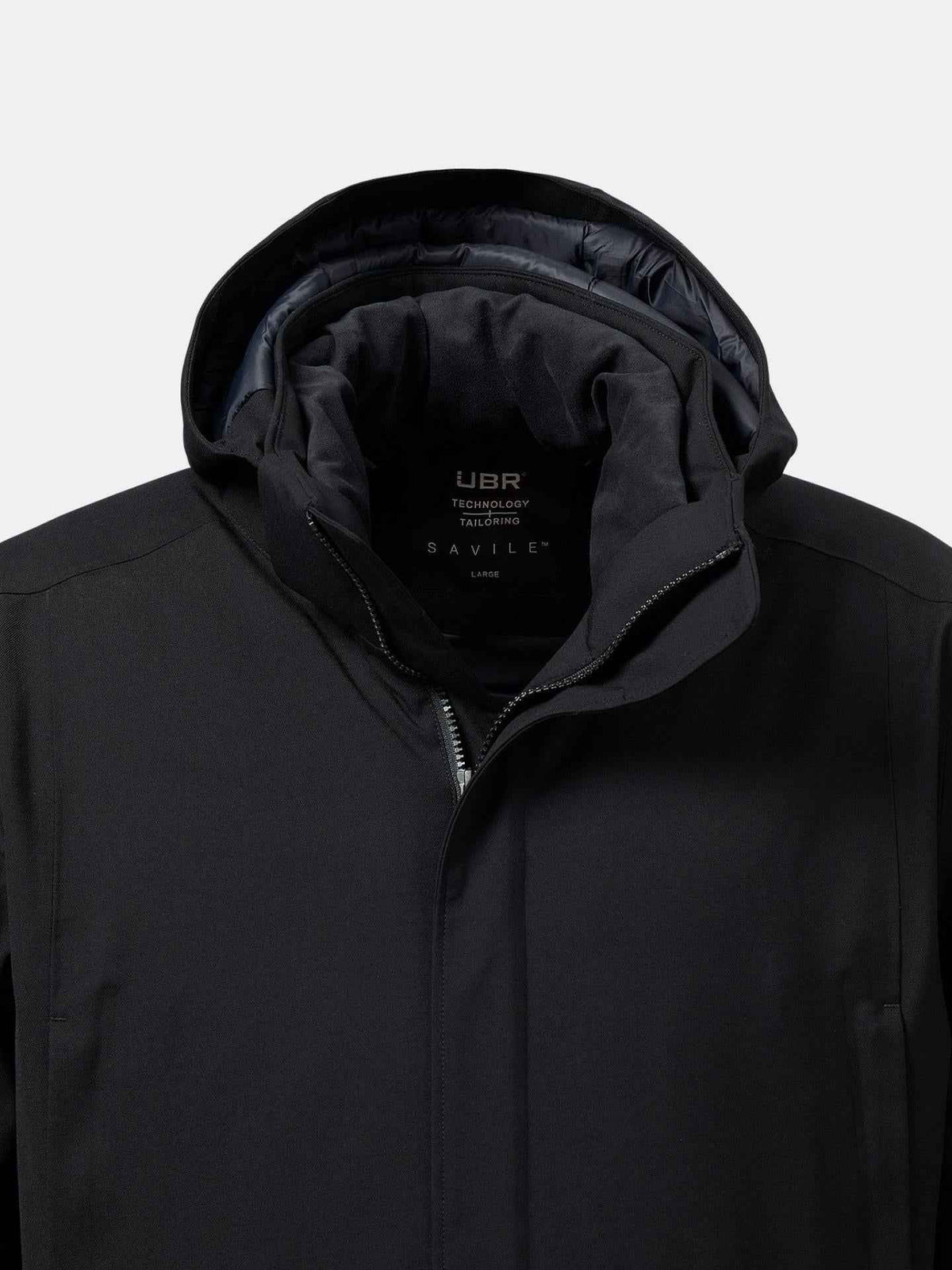 Svart Regulator Parka Savile