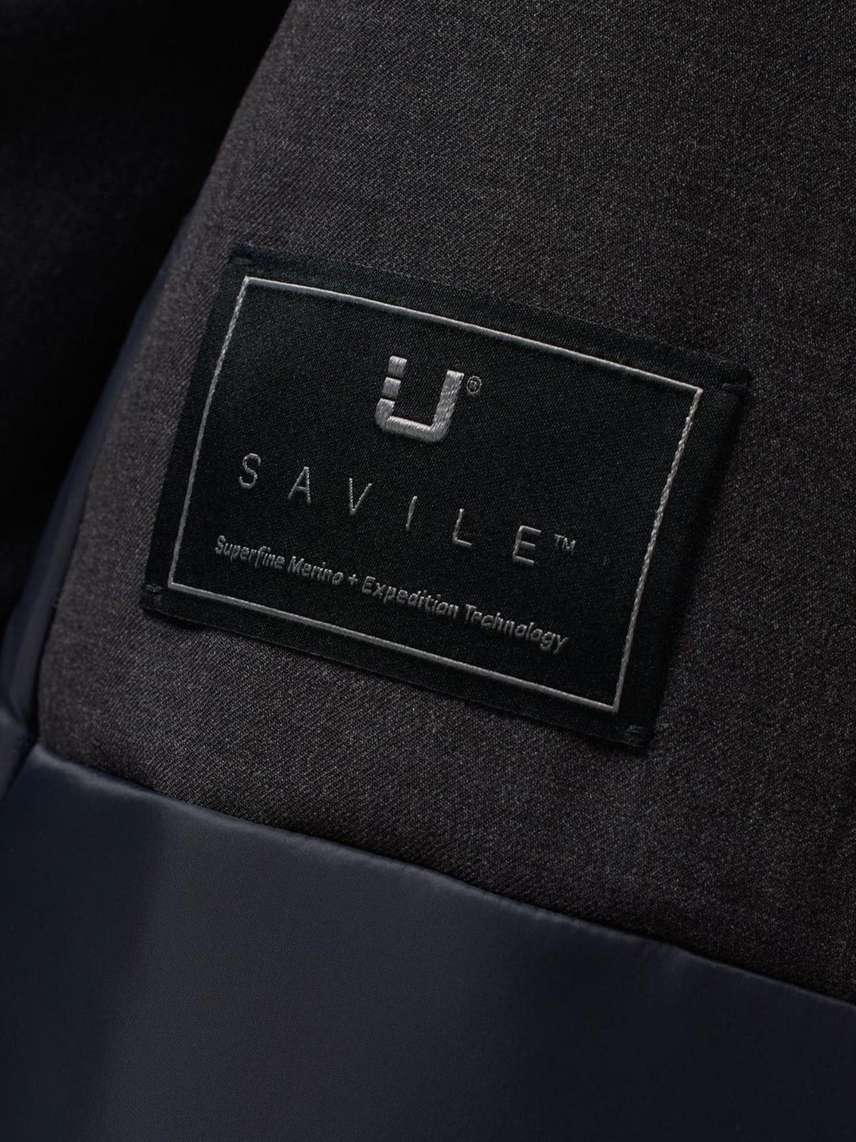 Svart Regulator Parka Savile - UBR Black Wool
