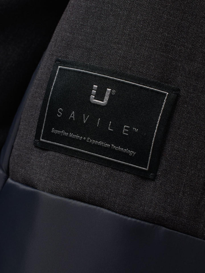 Svart Regulator Parka Savile - UBR Black Wool