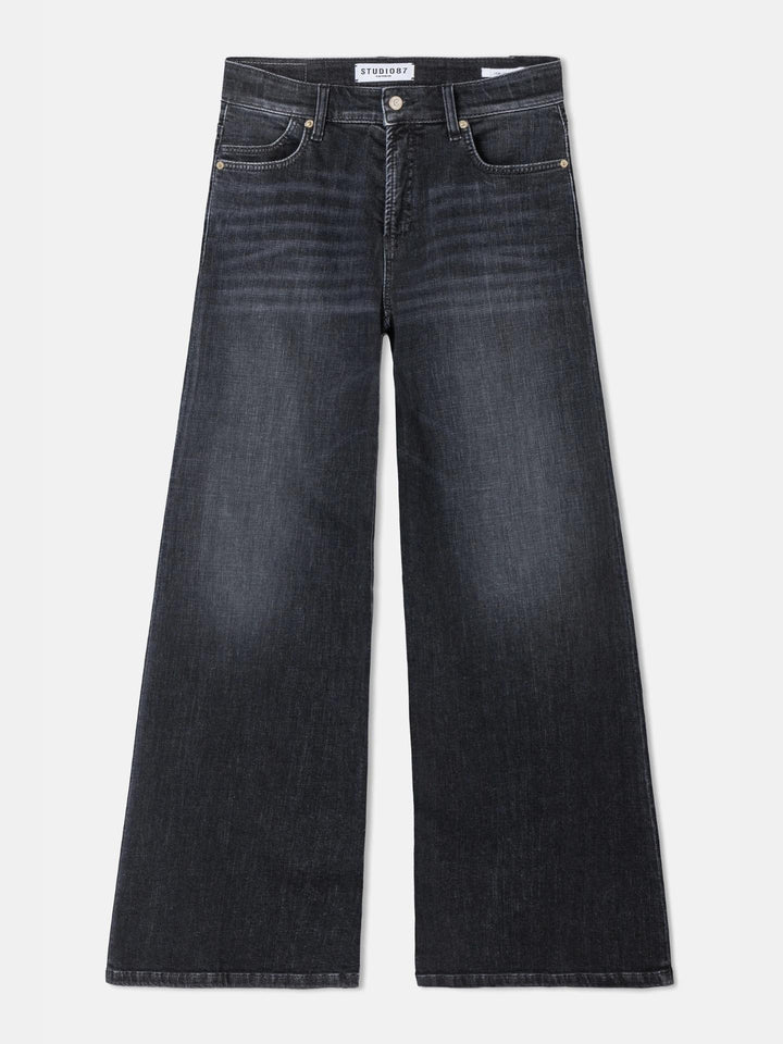 Cambio STUDIO87 - Svarta Palazzo Jeans