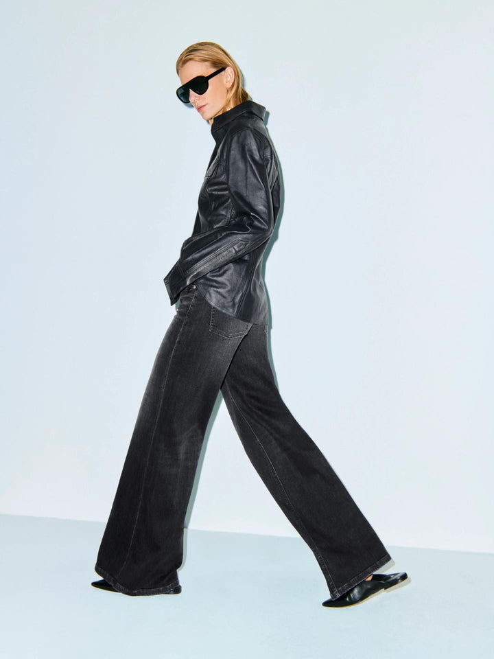 Cambio STUDIO87 - Svarta Palazzo Jeans