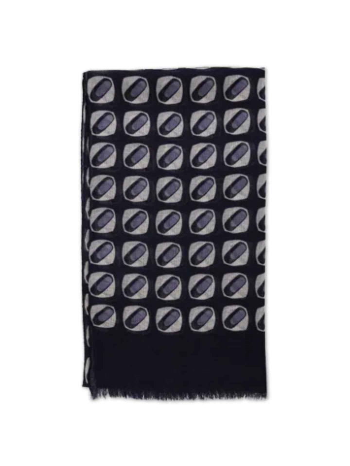 Tunn Mönstrad Ullscarf