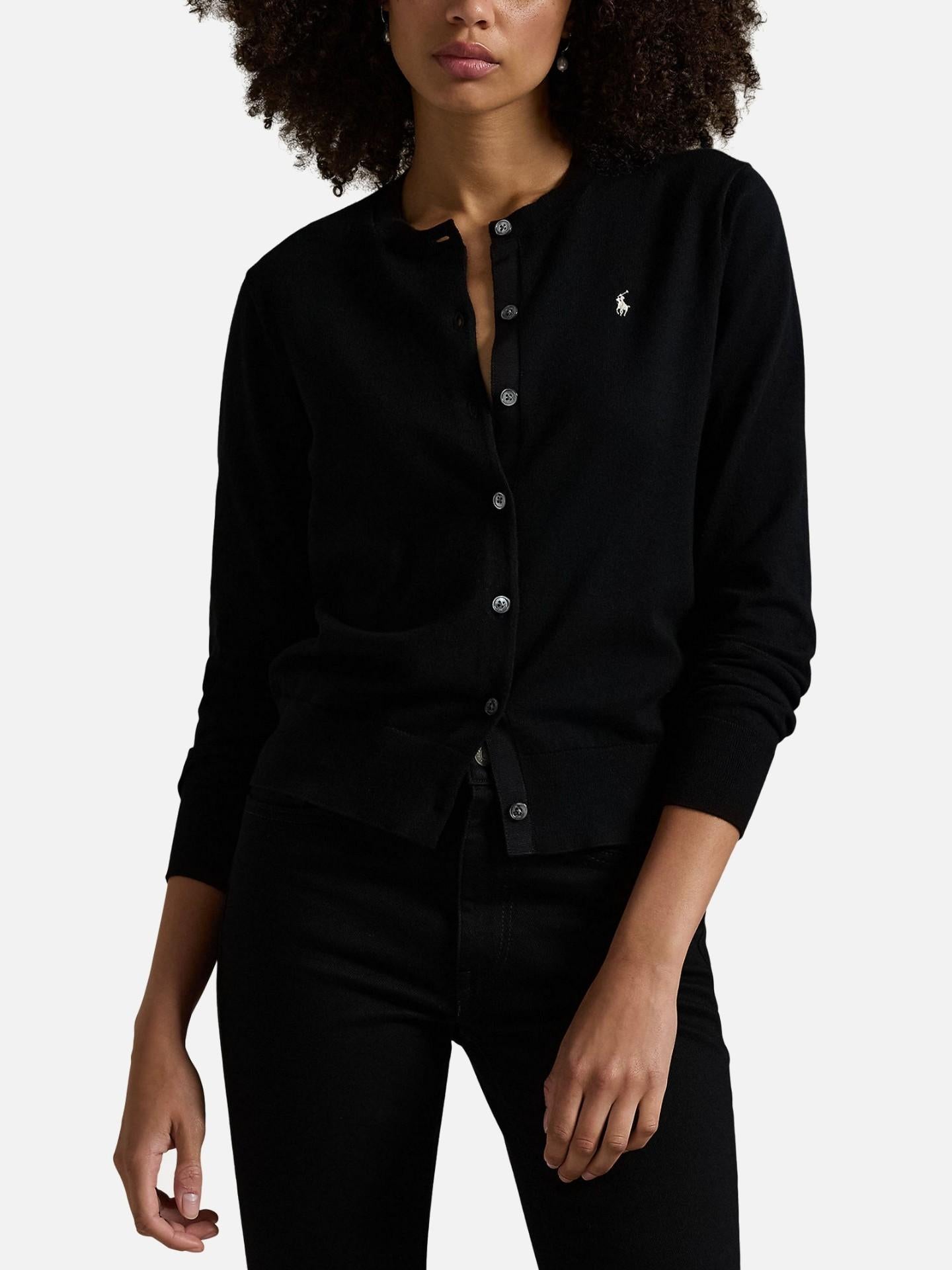 Tunnstickad Kofta i Bomull