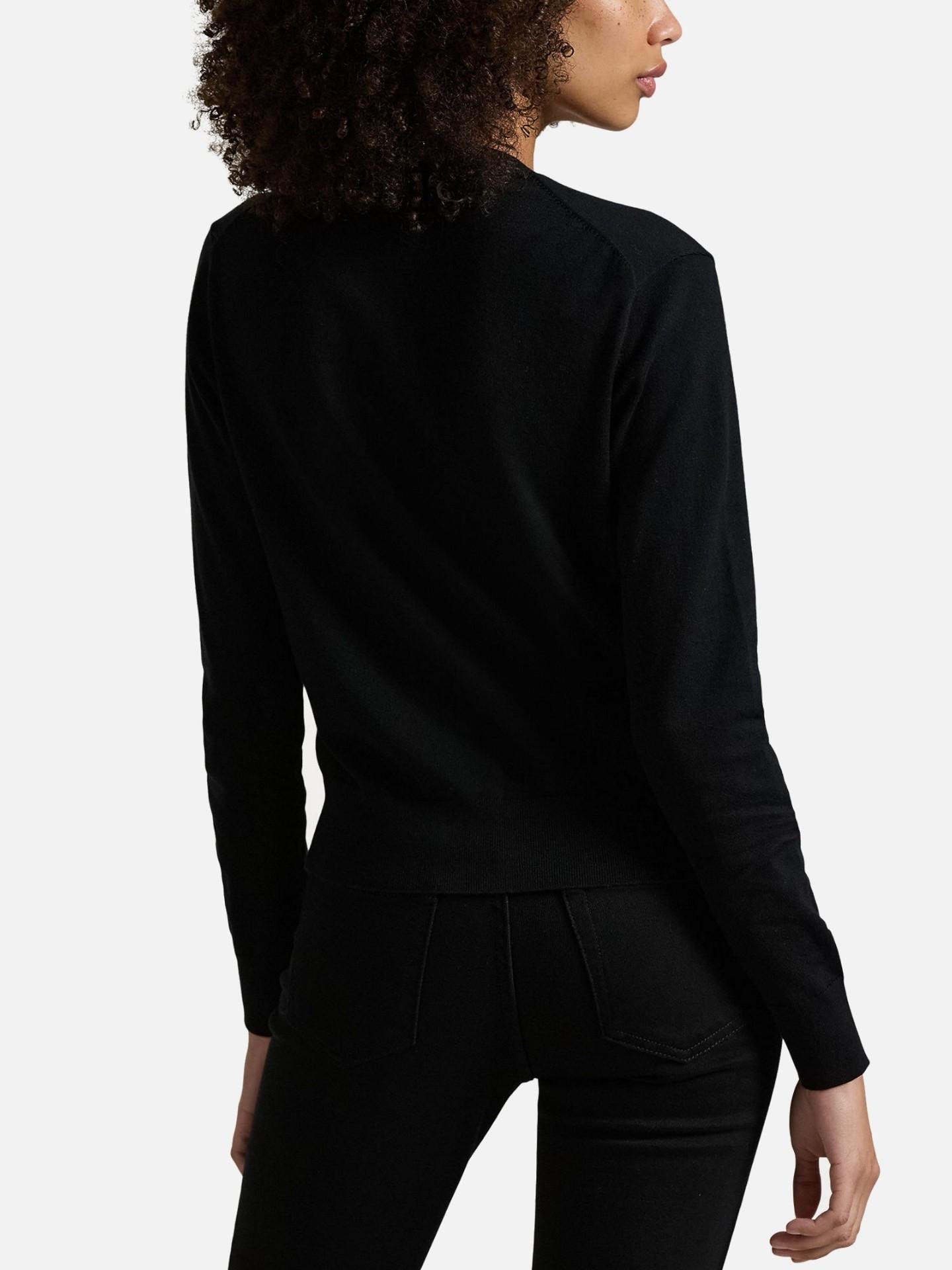 Tunnstickad Kofta i Bomull