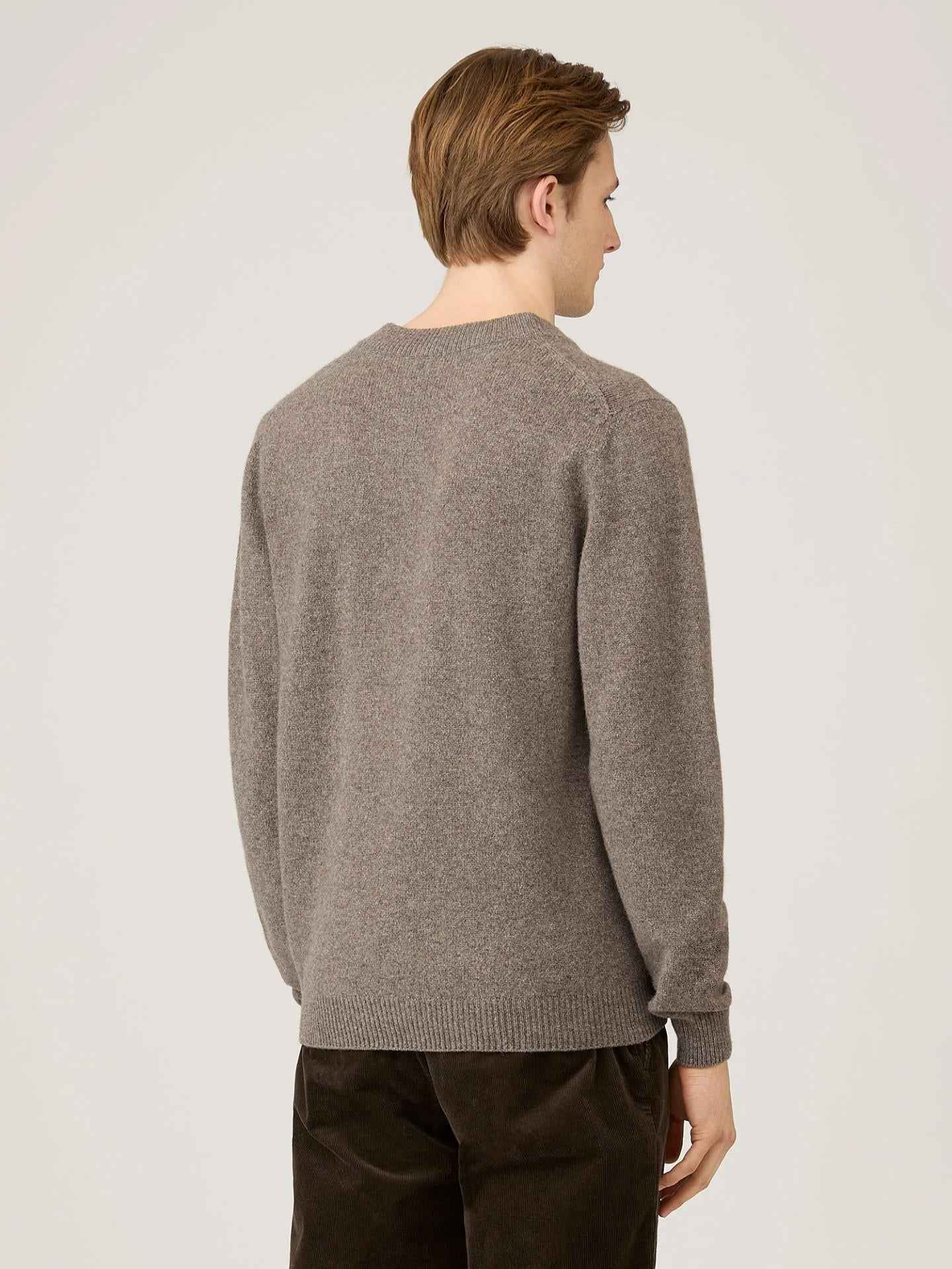 V-hals Tröja i Lammull