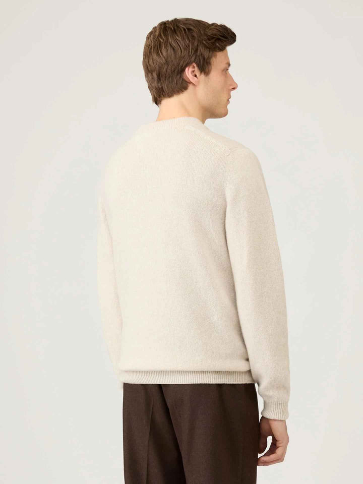 V-hals Tröja i Lammull