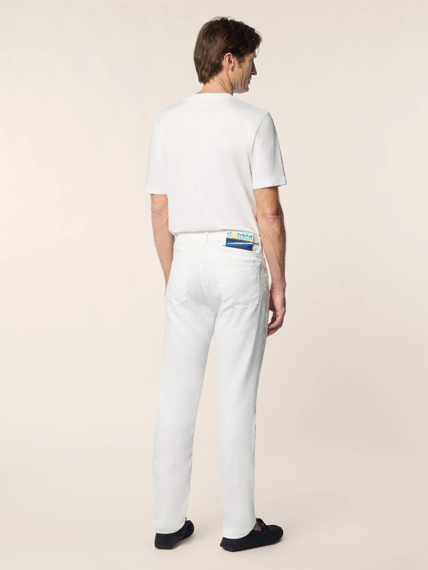 Vit Bard Resort Capsule 5-pocket Byxa - Jacob Cohen
