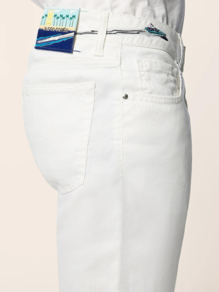 Vit Bard Resort Capsule 5-pocket Byxa - Jacob Cohen